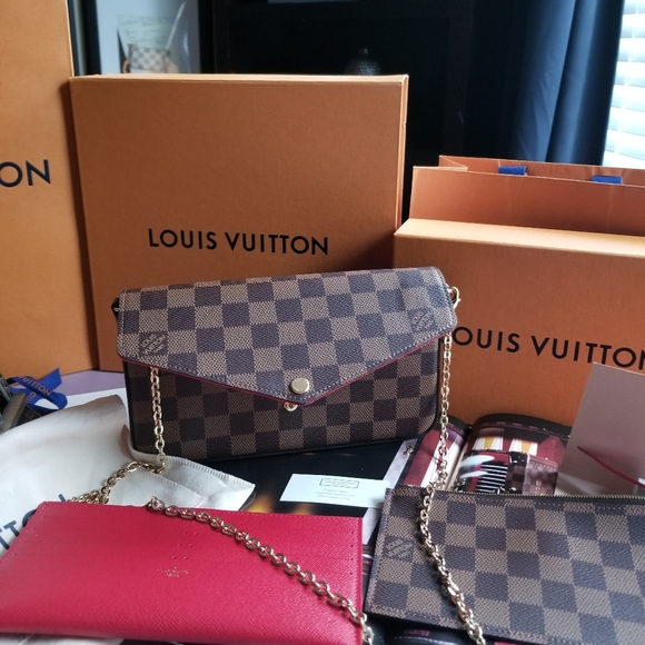 LOUIS VUITTON  Felicie Damier ebene - Picture 6 of 16